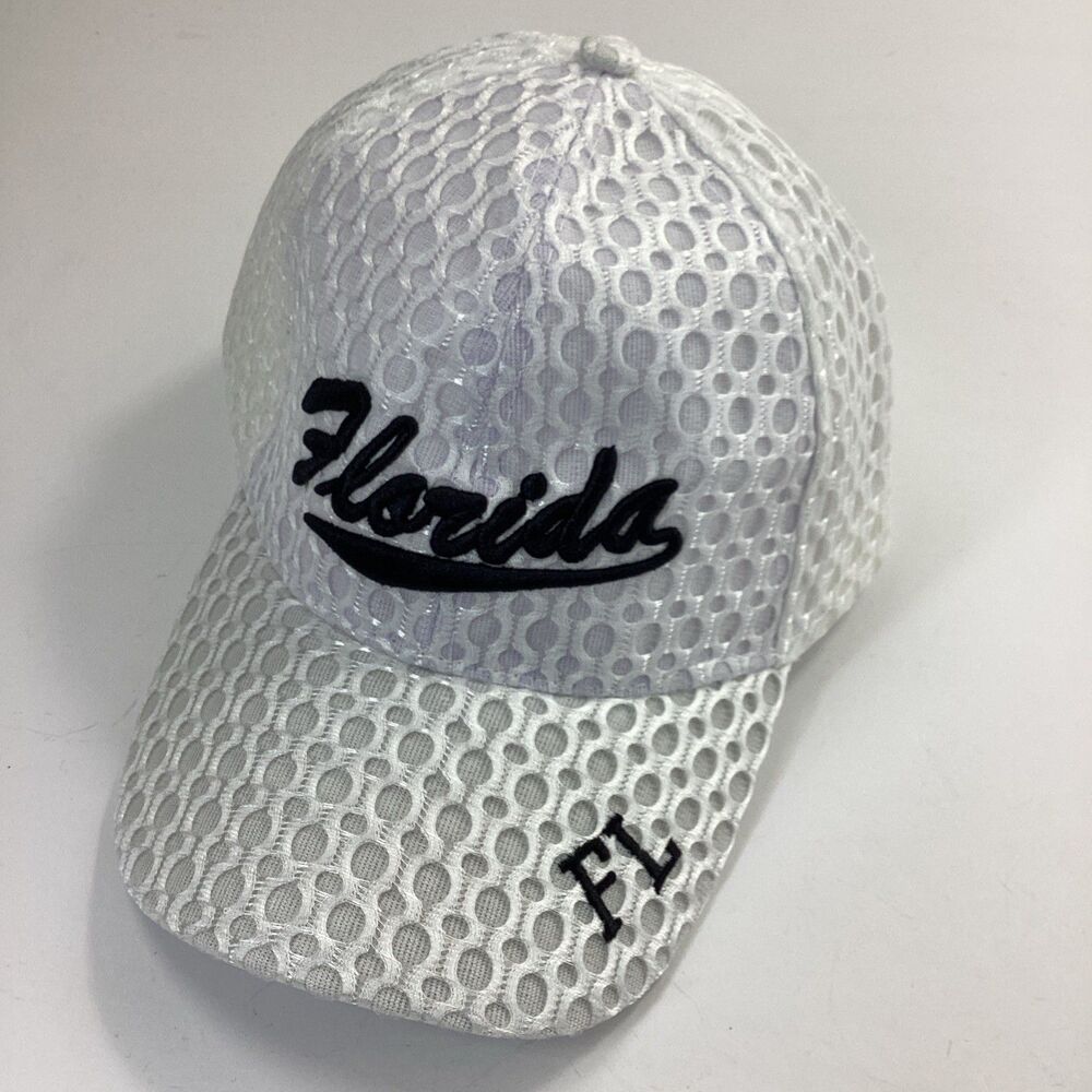 Florida FL Mesh Hat Cap Adjustable One Size New Without Tags